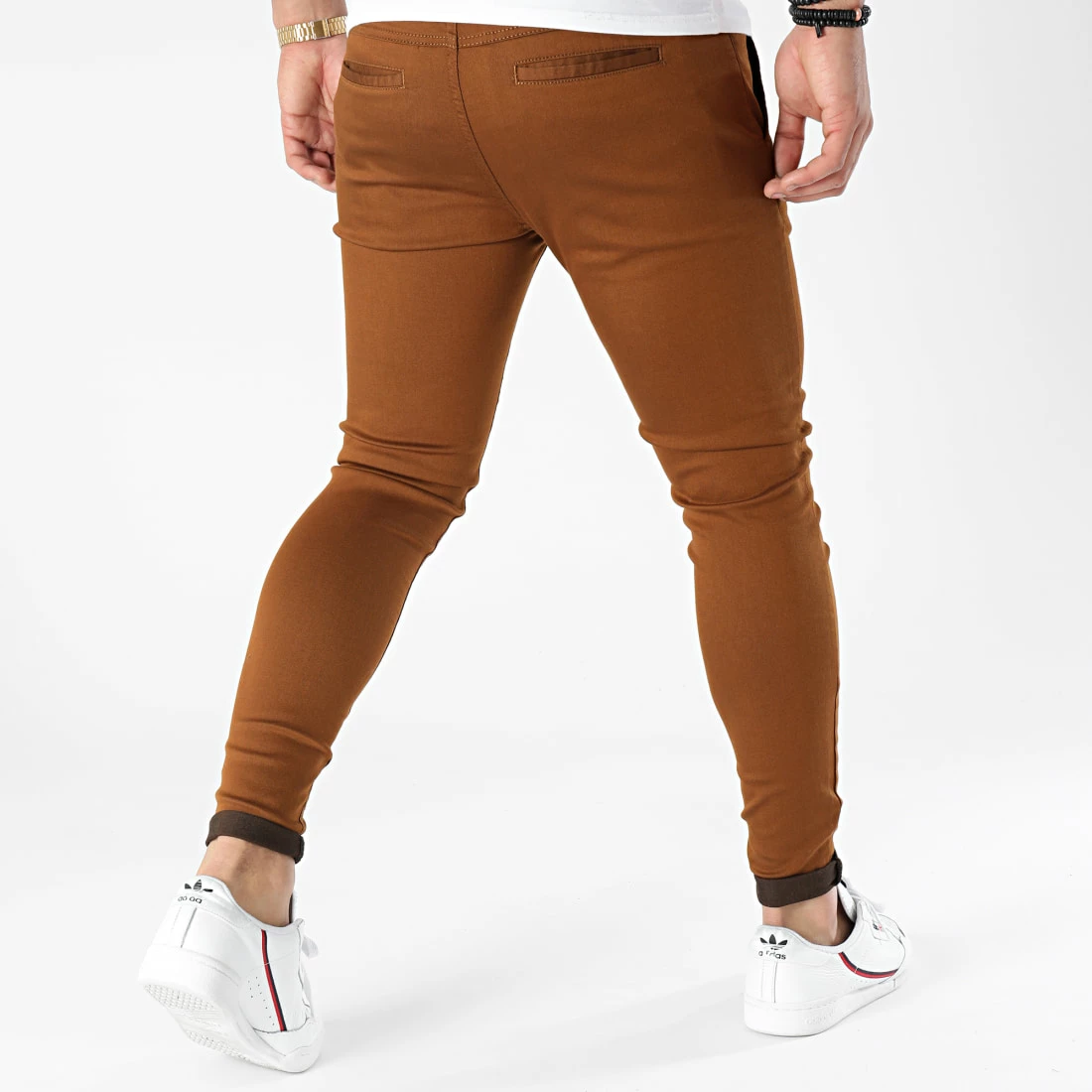 Remise 🎉 Pantalon Chino Ijazz Camel de Zelys Paris ✨ 6 Remise 🎉 Pantalon Chino Ijazz Camel de Zelys Paris ✨ – Image 4