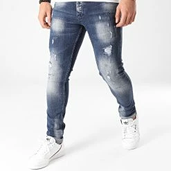 Zelys Paris Soldes Boutique 20 Tout neuf 😀 Jean Skinny Iflorent Bleu Denim de Zelys Paris 💯