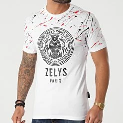Zelys Paris Soldes Boutique 22 Meilleure affaire 😀 Tee 👚 Shirt Task Blanc de Zelys Paris 😍
