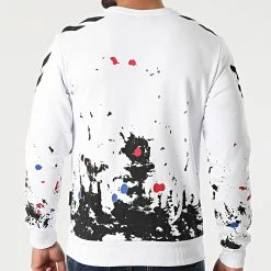 Meilleure vente 😀 Sweat Crewneck Tek Blanc de Zelys Paris 🤩 -Zelys Paris Soldes Boutique zelys paris 254502 TEK WHITE 20210302T161303 04