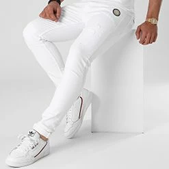Remise 🤩 Jean Skinny Ilvaro Blanc de Zelys Paris 🎉 -Zelys Paris Soldes Boutique zelys paris 264999 ILVARO WHITE 20210505T160110 03