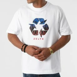 Offres 👏 Tee 👚 Shirt Feelig Blanc de Zelys Paris 🛒 -Zelys Paris Soldes Boutique zelys paris 271138 FEELIG WHITE 20210624T161059 03