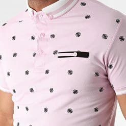 Top 10 🔥 Polo Manches Courtes Twiggy Rose de Zelys Paris 🌟 -Zelys Paris Soldes Boutique zelys paris 271186 TWIGGY LILAC SLUB 20210625T150636 02