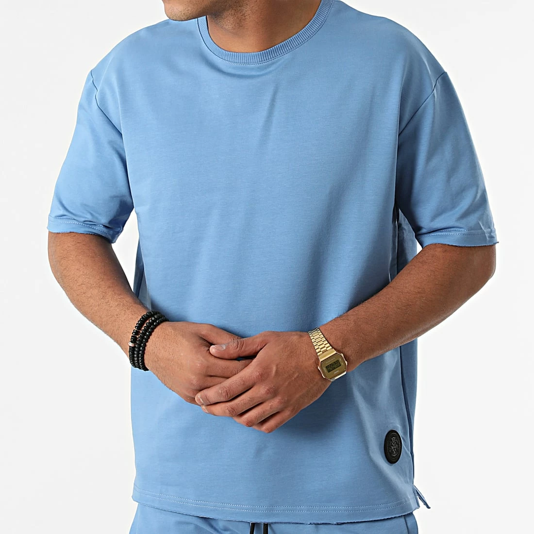 De gros 😀 Ensemble Tee 👚 Shirt Oversize Short Jogging Covo Bleu de Zelys Paris ⌛ 4 De gros 😀 Ensemble Tee 👚 Shirt Oversize Short Jogging Covo Bleu de Zelys Paris ⌛ – Image 2