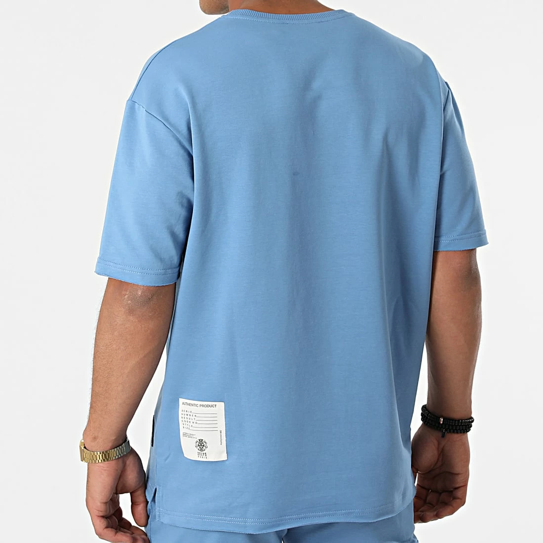 De gros 😀 Ensemble Tee 👚 Shirt Oversize Short Jogging Covo Bleu de Zelys Paris ⌛ 6 De gros 😀 Ensemble Tee 👚 Shirt Oversize Short Jogging Covo Bleu de Zelys Paris ⌛ – Image 4