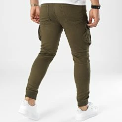 Vente flash 😍 Jogger Pant Kargo Vert Kaki de Zelys Paris 🥰 -Zelys Paris Soldes Boutique zelys paris 285045 OKARGO KAKI 20210923T154610 04