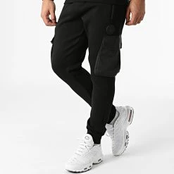 Offres 😉 Ensemble De Survêtement Baker Noir Bleu Marine de Zelys Paris 👏 -Zelys Paris Soldes Boutique zelys paris 285152 OBAKER 1 20210930T141930 04