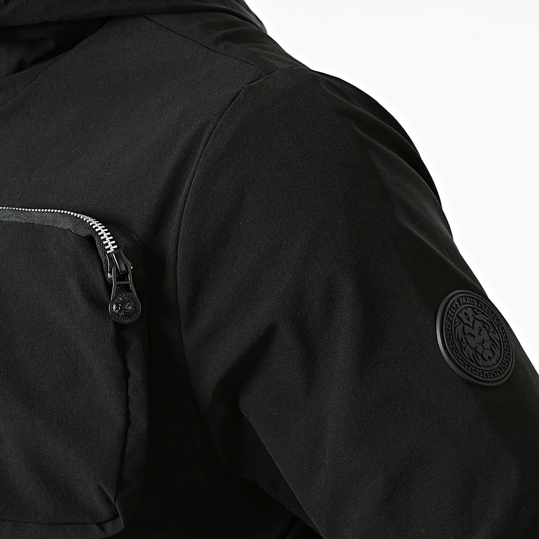 Tout neuf 🥰 Veste Zippée Capuche Cryrus Noir de Zelys Paris 🎁 4 Tout neuf 🥰 Veste Zippée Capuche Cryrus Noir de Zelys Paris 🎁 – Image 2