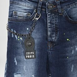 Coupon ⭐ Jean Slim Enfant Kuller Bleu Denim de Zelys Paris ⭐ -Zelys Paris Soldes Boutique zelys paris 285240 KULLER BLUE 20211006T163840 02