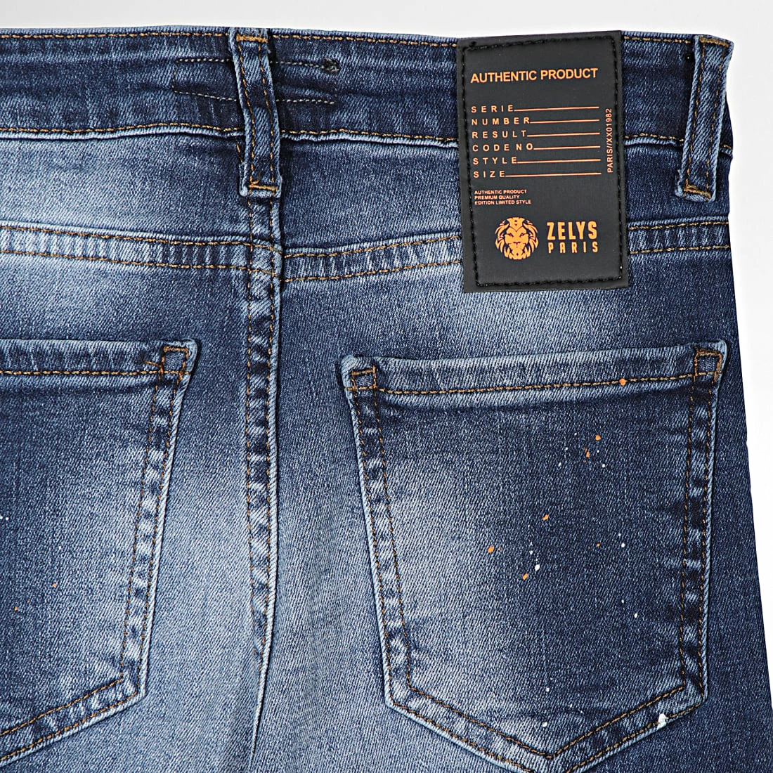 Remise ⌛ Jean Slim Enfant Kalentin Bleu Denim de Zelys Paris 😀 5 Remise ⌛ Jean Slim Enfant Kalentin Bleu Denim de Zelys Paris 😀 – Image 3