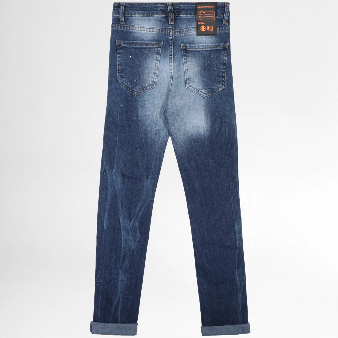 Remise ⌛ Jean Slim Enfant Kalentin Bleu Denim de Zelys Paris 😀 6 Remise ⌛ Jean Slim Enfant Kalentin Bleu Denim de Zelys Paris 😀 – Image 4