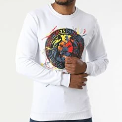 Nouveau 🤩 Sweat Crewneck Soriano Blanc de Zelys Paris 🎉 -Zelys Paris Soldes Boutique zelys paris 287235 SORIANO BLANC 20211008T154756 03