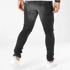 Sortie 😀 Jean Skinny Delmar Gris de Zelys Paris 🥰 -Zelys Paris Soldes Boutique zelys paris 287257 DELMAR BLACK GREY 20211007T160542 04