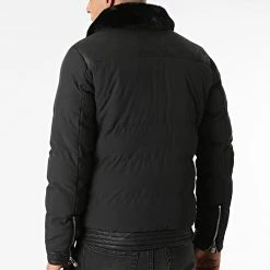 Tout neuf 🧨 Veste Zippée Col Fourrure Billy Noir de Zelys Paris 🔥 -Zelys Paris Soldes Boutique zelys paris 290283 BILLY BLACK 20211104T160444 04