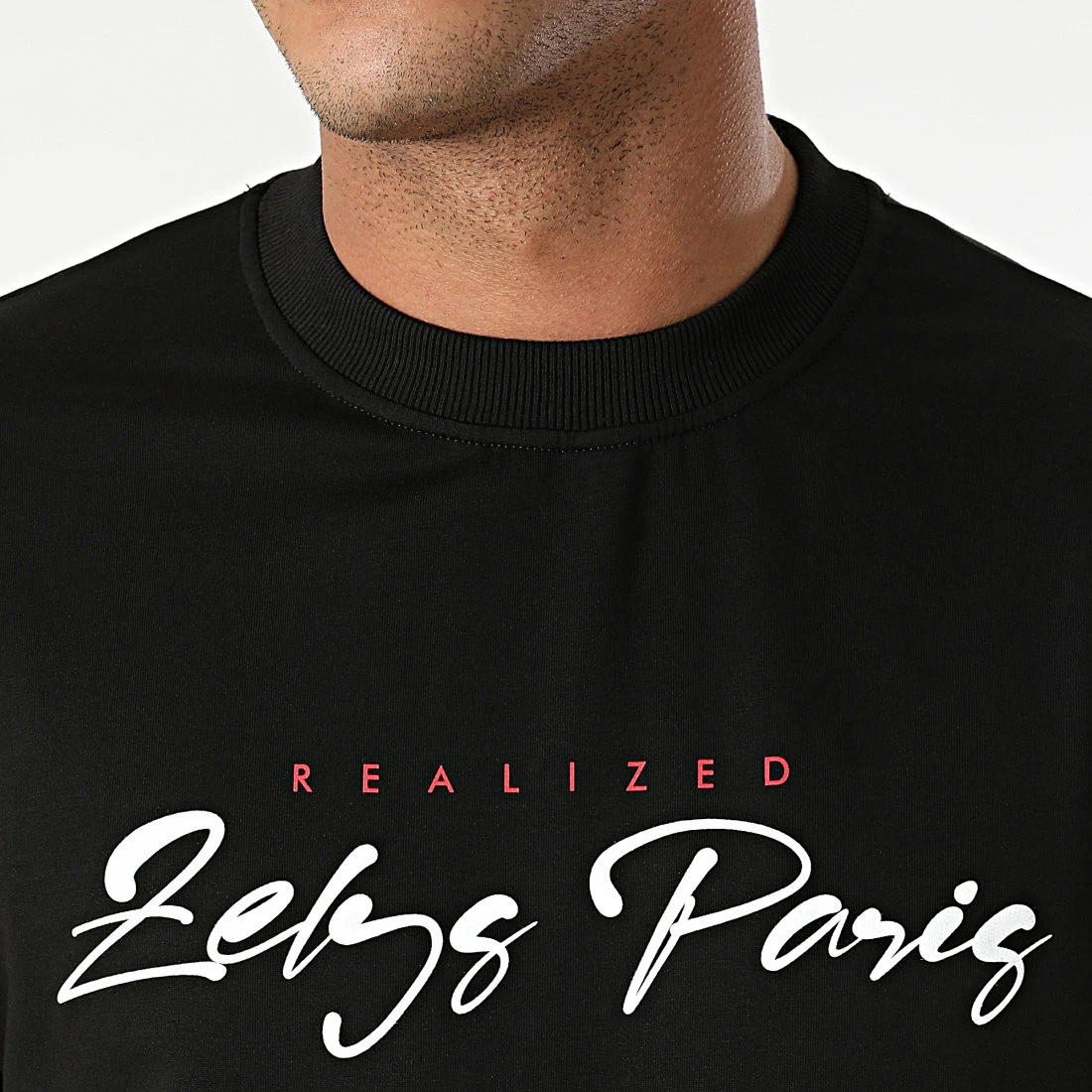 Budget ✨ Sweat Crewneck Lost Noir de Zelys Paris 😀 5 Budget ✨ Sweat Crewneck Lost Noir de Zelys Paris 😀 – Image 3