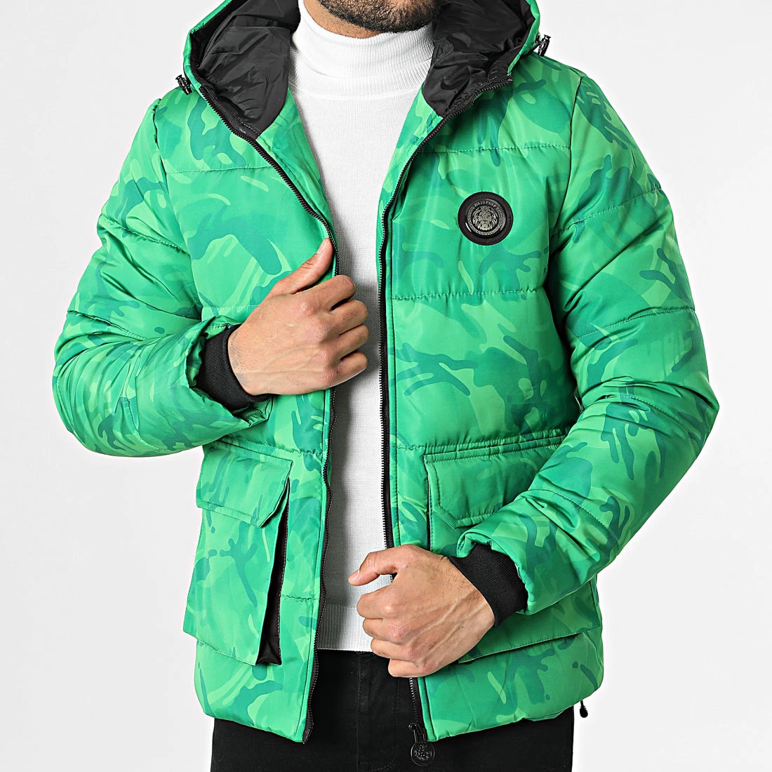 Meilleur prix 🌟 Doudoune Capuche Acine Vert Camouflage de Zelys Paris 🎉 3 Meilleur prix 🌟 Doudoune Capuche Acine Vert Camouflage de Zelys Paris 🎉