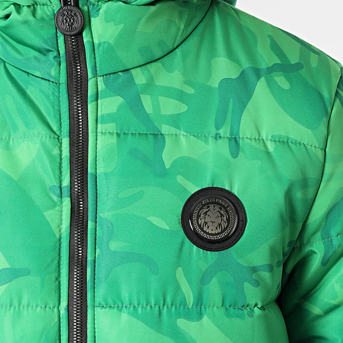 Meilleur prix 🌟 Doudoune Capuche Acine Vert Camouflage de Zelys Paris 🎉 4 Meilleur prix 🌟 Doudoune Capuche Acine Vert Camouflage de Zelys Paris 🎉 – Image 2