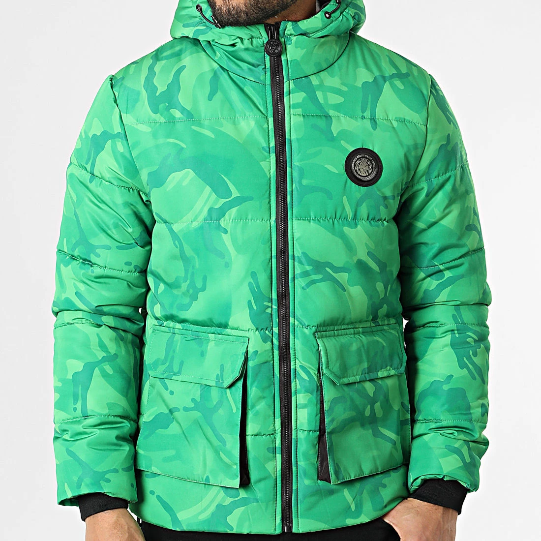 Meilleur prix 🌟 Doudoune Capuche Acine Vert Camouflage de Zelys Paris 🎉 5 Meilleur prix 🌟 Doudoune Capuche Acine Vert Camouflage de Zelys Paris 🎉 – Image 3