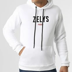 Top 10 🎉 Sweat Capuche Lbia Blanc de Zelys Paris 👍 -Zelys Paris Soldes Boutique zelys paris 295346 LBIA WHITE 20211217T155036 03