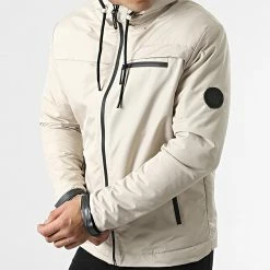 Meilleur prix 💯 Veste Zippée Capuche Yzoxea Beige de Zelys Paris 😀 -Zelys Paris Soldes Boutique zelys paris 295376 ZOXEA BEIGE 20211217T162256 03