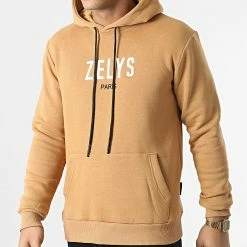 Vente flash ✔️ Sweat Capuche Lbia Camel de Zelys Paris ❤️
