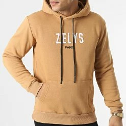 Vente flash ✔️ Sweat Capuche Lbia Camel de Zelys Paris ❤️ -Zelys Paris Soldes Boutique zelys paris 295379 LBIA CAMEL 20211217T161814 03
