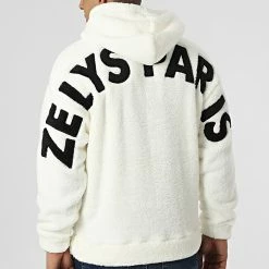 Le moins cher ✨ Sweat Capuche Fourrure Polaire Grino Blanc de Zelys Paris 🌟 -Zelys Paris Soldes Boutique zelys paris 299494 GRINO ECRU 20220126T155715 04