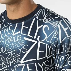 Le moins cher 😍 Sweat Crewneck Belier Bleu Marine de Zelys Paris 🎁 -Zelys Paris Soldes Boutique zelys paris 299523 BELIER BLUE 20220126T160037 02