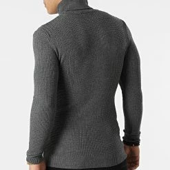 Les meilleures critiques de 👍 Pull Col Roulé Deon Gris Anthracite Chiné de Zelys Paris 🛒 -Zelys Paris Soldes Boutique zelys paris 299527 DEON ANTRA 20220125T161106 04