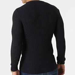 Meilleure affaire 🔔 Pull Kona Bleu Marine de Zelys Paris 🌟 -Zelys Paris Soldes Boutique zelys paris 299532 KONA NAVY 20220125T161634 04