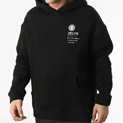 Tout neuf 🔥 Sweat Capuche Bruno Noir de Zelys Paris ⭐