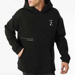 Offres 🎁 Sweat Capuche Jack Noir de Zelys Paris 🛒 -Zelys Paris Soldes Boutique zelys paris 299562 JACK NOIR 20220126T143927 03
