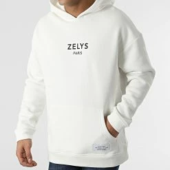 Sortie 🎁 Sweat Capuche Marvin Blanc de Zelys Paris 🎉