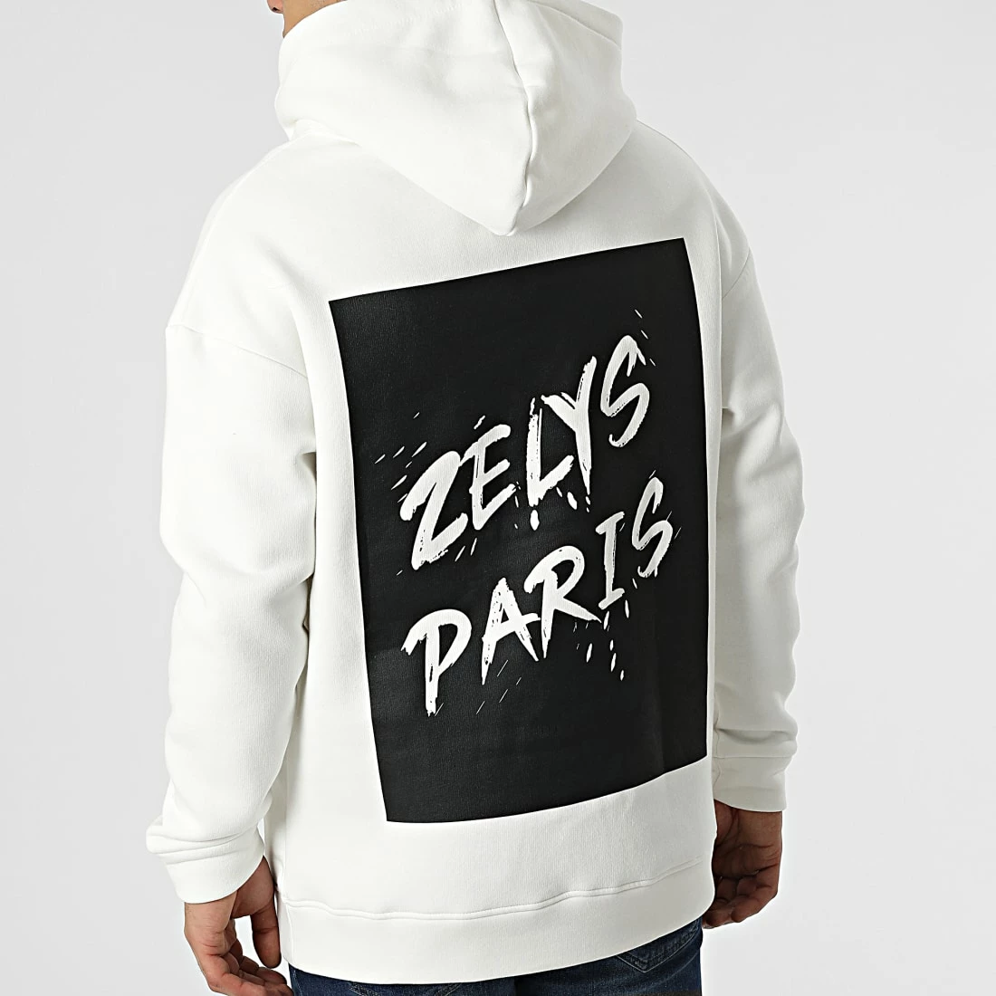 Sortie 🎁 Sweat Capuche Marvin Blanc de Zelys Paris 🎉 6 Sortie 🎁 Sweat Capuche Marvin Blanc de Zelys Paris 🎉 – Image 4