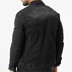 Promo ⭐ Veste Jean Inley Noir de Zelys Paris ✨ -Zelys Paris Soldes Boutique zelys paris 305300 INLEY BLACK 20220224T163237 04