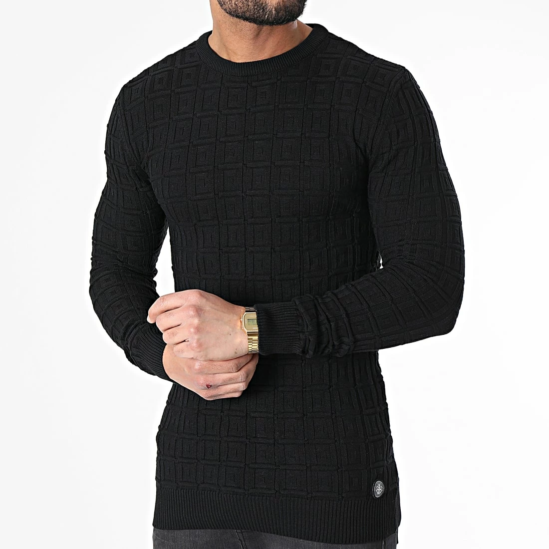 Remise 😉 Pull En Maille Cali Noir de Zelys Paris 🔥 4 Remise 😉 Pull En Maille Cali Noir de Zelys Paris 🔥 – Image 3