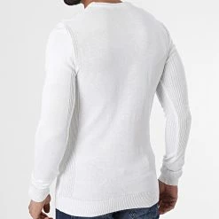 Meilleur prix ❤️ Pull En Maille Lfred Blanc de Zelys Paris 🥰 -Zelys Paris Soldes Boutique zelys paris 305308 LFRED WHITE 20220224T133019 04