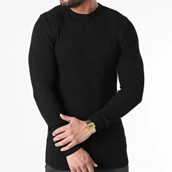 Bon marché ⭐ Pull En Maille Zaka Noir de Zelys Paris 🎉 -Zelys Paris Soldes Boutique zelys paris 305337 ZAKA BLACK 20220222T162449 03