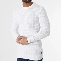 Sortie 😍 Pull En Maille Cali Blanc de Zelys Paris ⭐ -Zelys Paris Soldes Boutique zelys paris 305341 CALI WHITE 20220224T133004 03