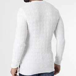 Sortie 😍 Pull En Maille Cali Blanc de Zelys Paris ⭐ -Zelys Paris Soldes Boutique zelys paris 305341 CALI WHITE 20220224T133005 04