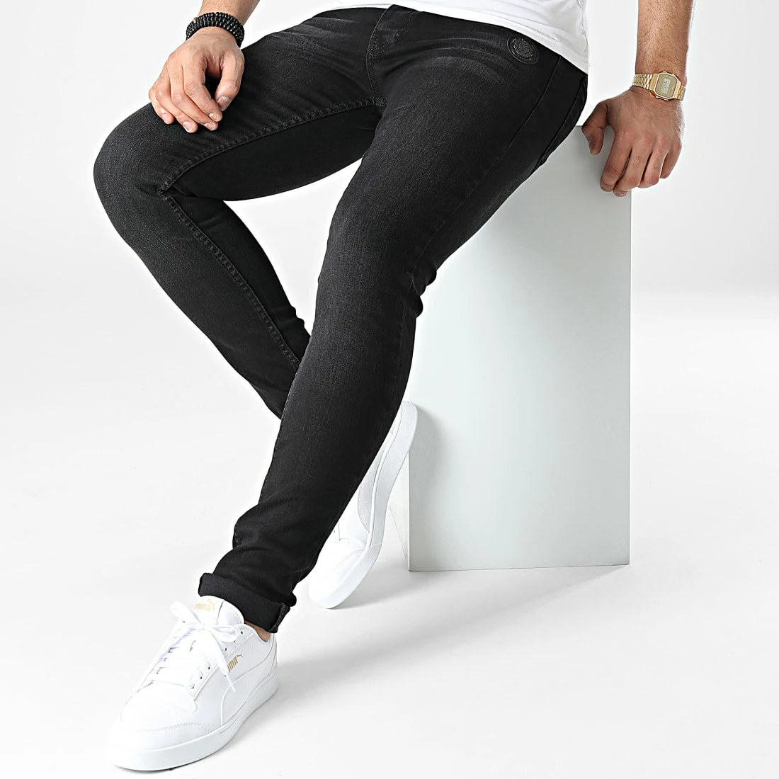 Vente flash 🛒 Jean Skinny Kram Noir de Zelys Paris 🌟 5 Vente flash 🛒 Jean Skinny Kram Noir de Zelys Paris 🌟 – Image 3