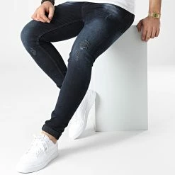 Grosses soldes 😉 Jean Skinny Ramy Bleu Brut de Zelys Paris 👏 -Zelys Paris Soldes Boutique zelys paris 305370 RAMY NAVY 20220223T133924 03