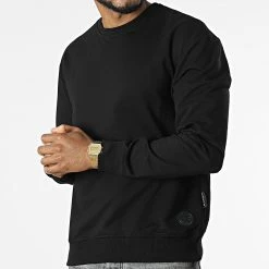 Le moins cher ✨ Sweat Crewneck Leo Noir de Zelys Paris 🎁 -Zelys Paris Soldes Boutique zelys paris 309905 LEO BLACK 20220408T135735 03