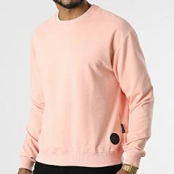 Meilleur prix 🧨 Sweat Crewneck Leo Rose Saumon de Zelys Paris 🤩