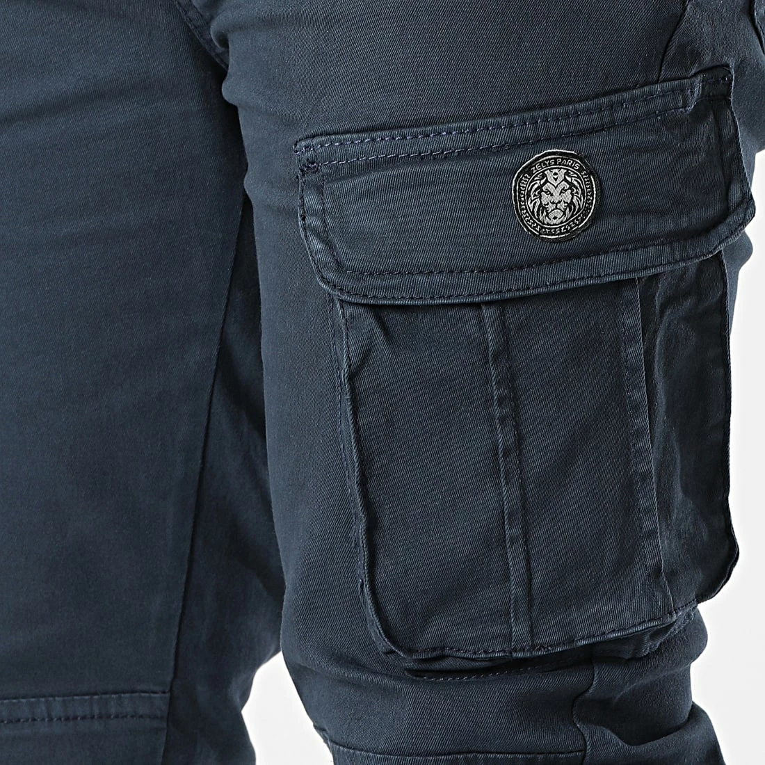 Le moins cher 🔔 Pantalon Cargo Ivik Bleu Marine de Zelys Paris 💯 4 Le moins cher 🔔 Pantalon Cargo Ivik Bleu Marine de Zelys Paris 💯 – Image 2