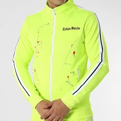 Meilleure affaire 🛒 Ensemble Veste Zippée Et Pantalon Jogging A Bandes Palais Jaune Fluo de Zelys Paris 👏 -Zelys Paris Soldes Boutique zelys paris 312665 PALAIS 2 YELLOW 20220412T143329 03