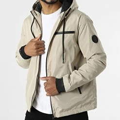 Grosses soldes 😍 Veste Zippée Capuche Uka Beige de Zelys Paris ✨ -Zelys Paris Soldes Boutique zelys paris 312675 UKA BEIGE 20220407T154249 03