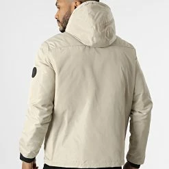 Grosses soldes 😍 Veste Zippée Capuche Uka Beige de Zelys Paris ✨ -Zelys Paris Soldes Boutique zelys paris 312675 UKA BEIGE 20220407T154250 04