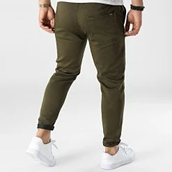 Bon marché 🤩 Pantalon Monza Vert Kaki de Zelys Paris 🌟 -Zelys Paris Soldes Boutique zelys paris 312762 MONZA KHAKI 20220401T152939 04