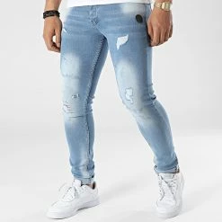Budget 🛒 Jean Skinny Istate Bleu Denim de Zelys Paris 😀